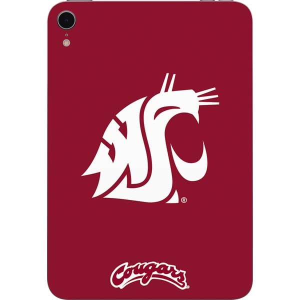 Skinit Decal Tablet Skin Compatible with iPad Mini 7 (2025) - Officially Licensed Washington State University Cougars Logo Design