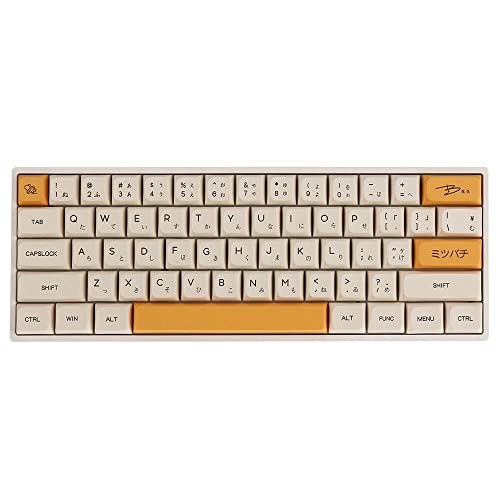 140キー ハニーミルク PBTキーキャップセット メカニカルキーボード用 Amazon | ZMX カスタム PBT キーキャップ ハニーミルク 140キー