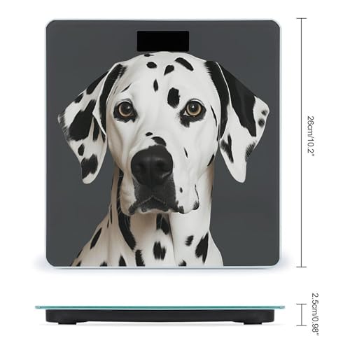 Báscula digital para baño con vidrio templado y pantalla LCD miniatura 2