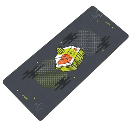 Douehpy マウスパッドオフィスコンピュータデスクプロテクターマットキーボード滑り止めマット拡張マウスパッドデスク交換部品A