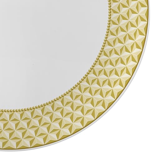 Image of Cello Opalware Divine Goldenpyramid Dinner Set, 33 Units | Microwave & Dishwasher Safe | Light-Weight & Thermal Resistant | Crockery Set for Dining & Gifting