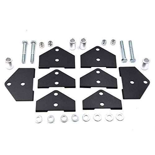 Dasen Suspension Lift Kits - Front Rear 2 Inch Full Lifter Rise Mount Brackets Compatible With Utv/Atv 2008-2014 Polaris Rzr 800 Efi #TOP3