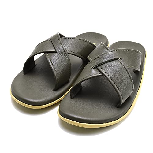 [アイランドスリッパー] リゾートサンダル ハワイ レザー スエード PT223 レディース メンズ (OLIVE, measurement_23_point_0_centimeters) [並行輸入品]