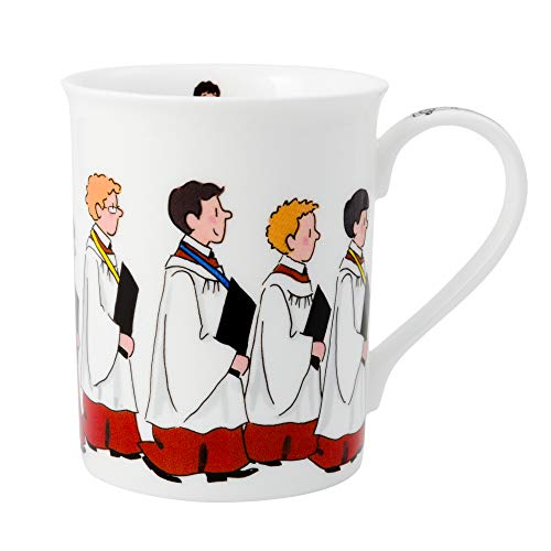 Alison Gardiner Famous Illustrator - Chorister Choir Procession Fine Bone China Coffee Cup and Tea Mug - Premium Quality and Detail