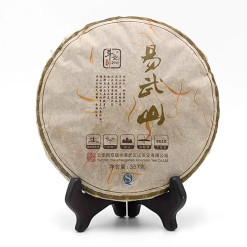 Thé Pu-erh Raw Dovji Yi Wu 2015 Yunnan Sheng Cha en galette traditionnelle 357g