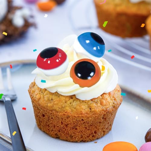 Amos 4D Gummy Eyeball Candy, Individually Wrapped 3D Eyeballs Shaped, Perfect Treat for Kids Halloween Parties Gift(40 Count)