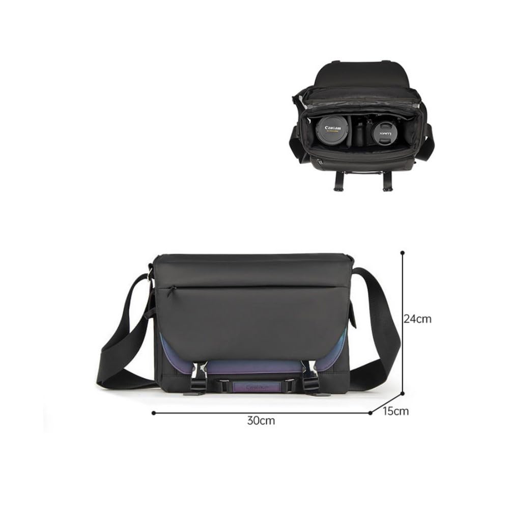Torba na aparat Modna torba crossbody wodoodporna antykradzieżowa zewnętrzna torba na ramię z uchwytem na statyw do aparatu Sony FE 16-35 mm f/2,8 GM z aparatem Sony a3000 a5000 a5100 a6000,