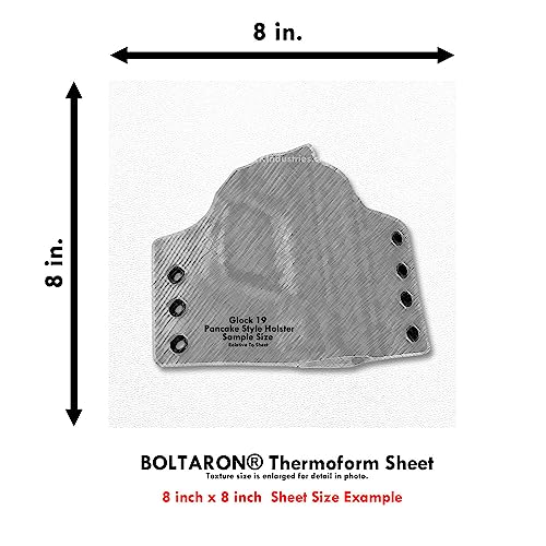 Image of BOLTARON Thermoform Sheet - (Haircell /Smooth) - (.080 Thickness) - (8in x 8in) - (Blizzard White) - (2 Sheets)