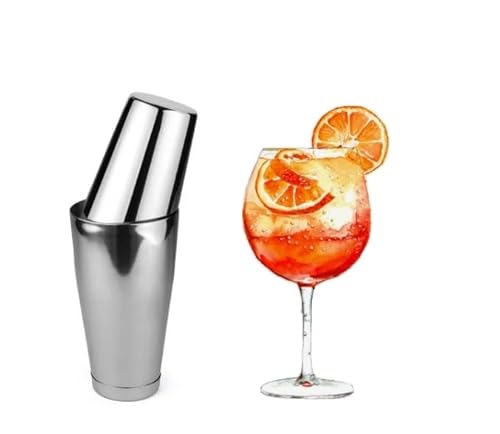 Coqueteleira Inox Profissional Boston Barman 2 Copos