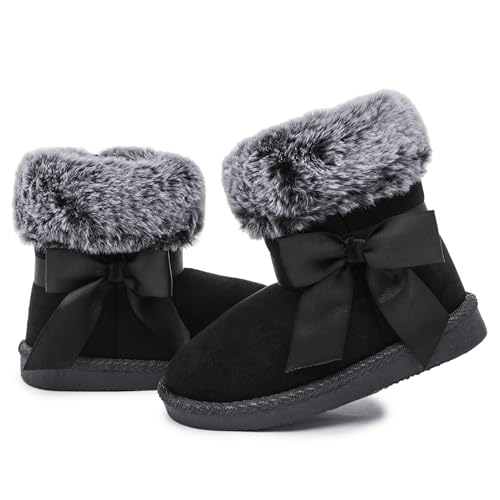 Image of Femizee Girls Boys Warm Winter Boots Kids Outdoor Snow Boots(Toddler /Little Kid)