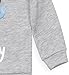 Bluey Toddler Boys Fleece Hoodie and Pants Outfit Set Grey/Blue 4T