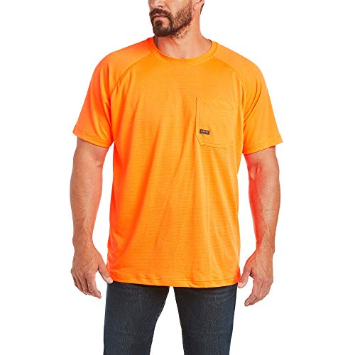 ARIAT Rebar Heat Fighter T-Shirt Neon Orange