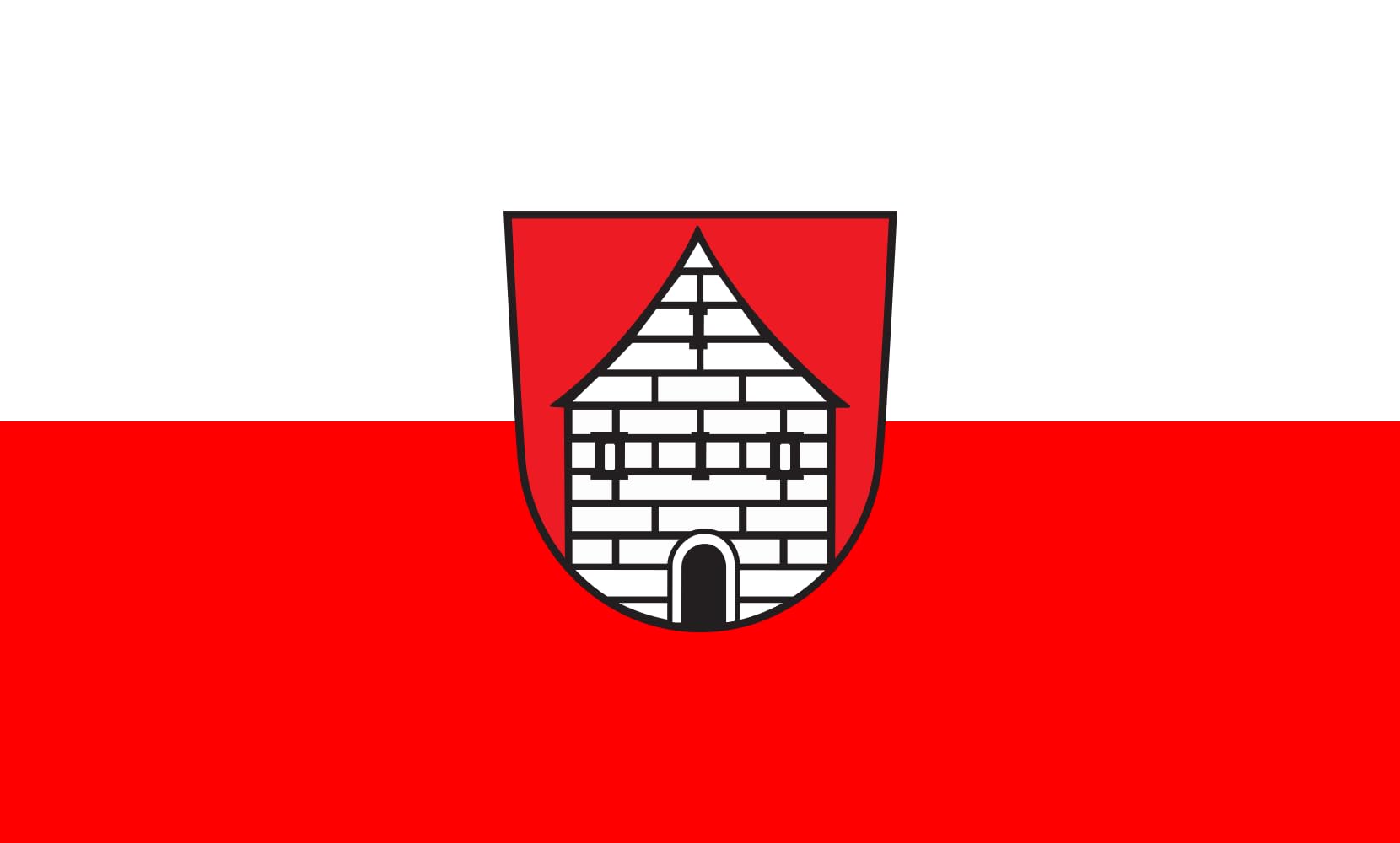 Drapeau Steinhausen an der Rottum grand format paysage pour mât extérieur