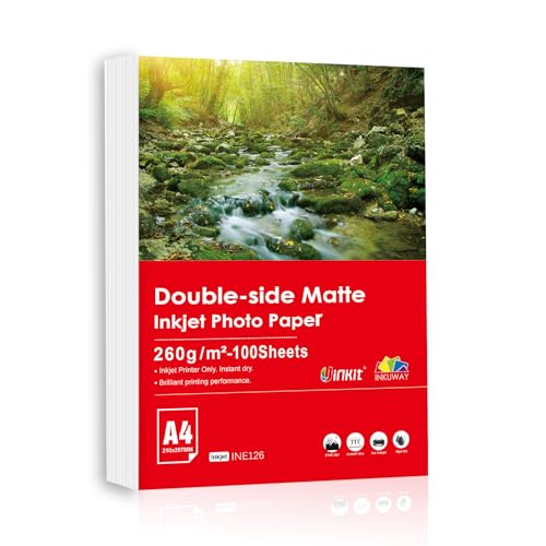 Papel Fotografico A4 Mate Hp Marca INKUWAY