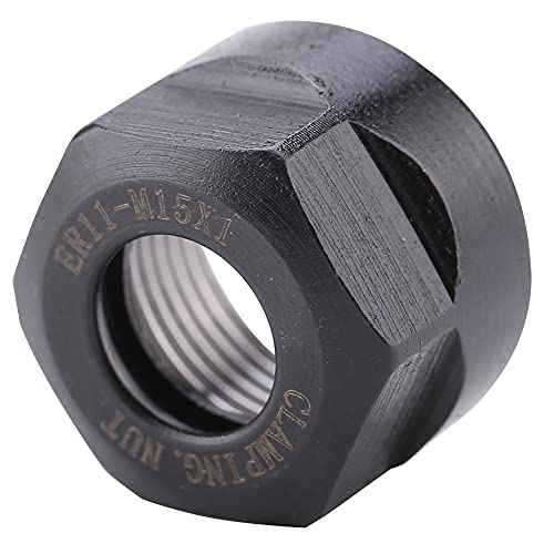 Sunicon 1PCS ER11 Type Collet,Clamping Nut Chuck Holder (M15*1 ER11A)