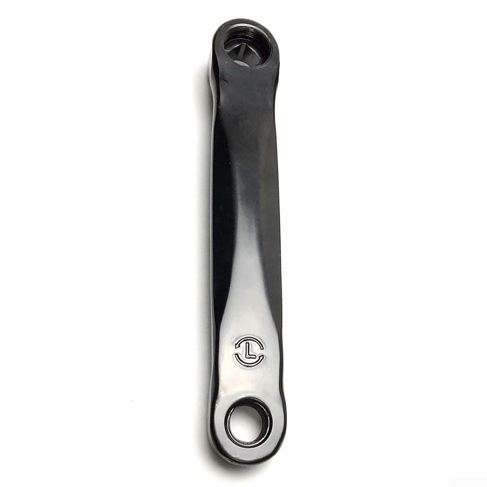 170mm Iron Exercise Bike Crank Arm Left or Right Replacement with Rhombic Hole Thread Pedal Compatible with Most Fitness Equipment Cycling for(Left Crank)