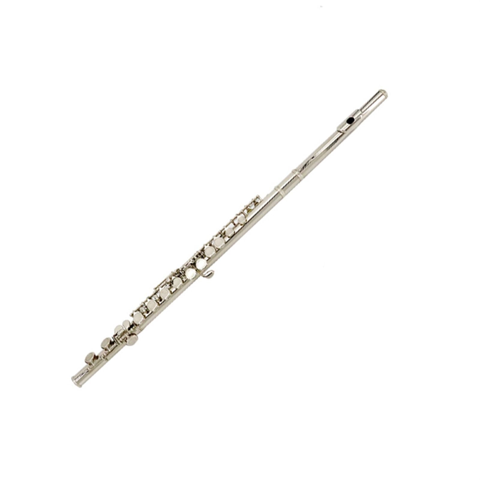 16 Flauto Traverso In Rame Bianco Con Chiave In Do Placcato In Argento A Fori Chiusi Con Chiave In Mi Flauto Diviso Livello Di Prestazioni Professionale Per Principianti