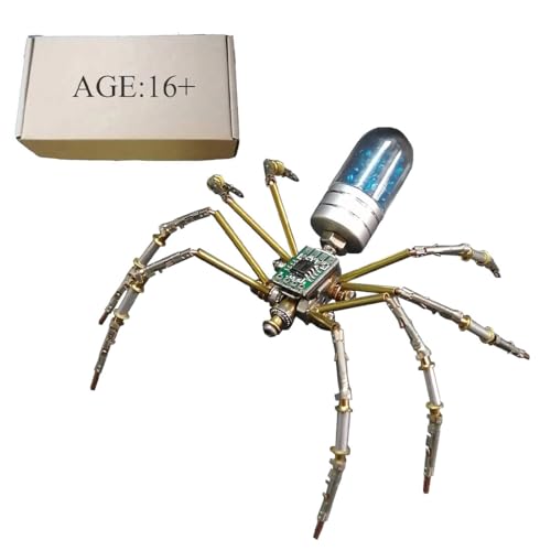 Puzzle 3D araignée mécanique métal : 90 pièces sans colle pour adulte