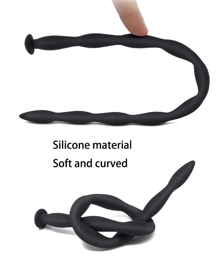 Image of 4 /8 pcs Male Silicone Urethral Sounds Trainer Plug Urinary Dilator Stretcher Masturbation Rod Penis Plug Bladder Stimulation Fetish Sex Toy for Men (8 pcs)
