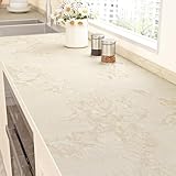 ReWallpaper Beige Marble Contact Paper Peel and Stick Countertops Waterproof Gold Vein Textured Marble Wall Paper for Kitchen Island Vanity Bathroom Backsplash Furniture Accent Walls 15.8in x 23ft