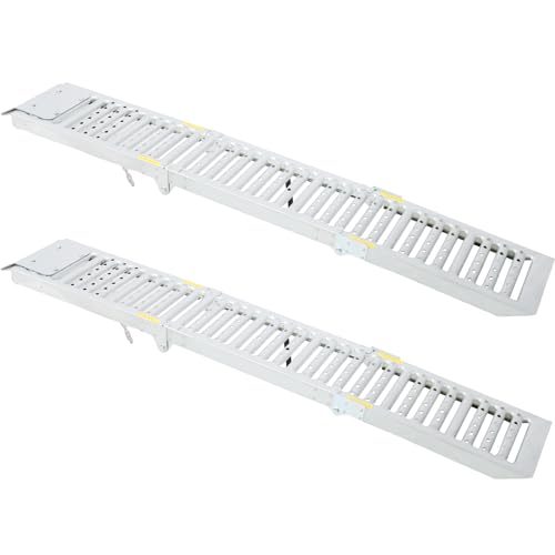 Juego de 2 rampas plegables para autos 1000 lb miniatura 4