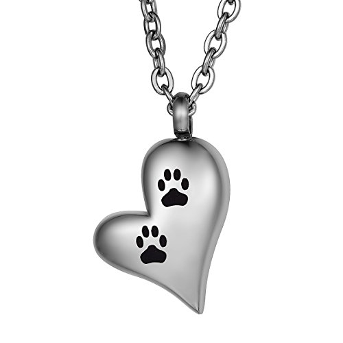 Preisvergleich Produktbild ZCBRISK Halskette mit Anhänger für Asche und Urne mit Gravur