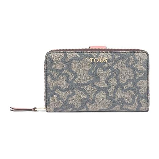 TOUS Billetera M. K Icon Multi-Negro, Accesorio de Viaje Mujer
