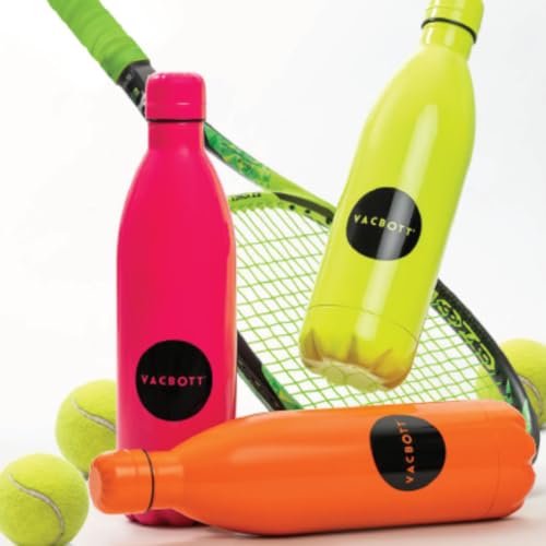 Image of CLAY CRAFT VACBOTT Stark Neon Double Walled|18 Hours Hot and 24 Hours Cold Water Bottle Vacuum Insulated Flask Bottle 500 ml Steel Bottle for Travelling|BPA-Free|BIS Certified|1Year Limited Warranty