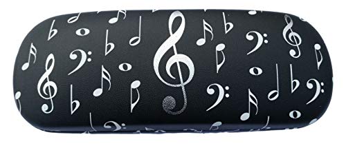 Music Gifts USA Glasses Case - Music Clefs and Notes