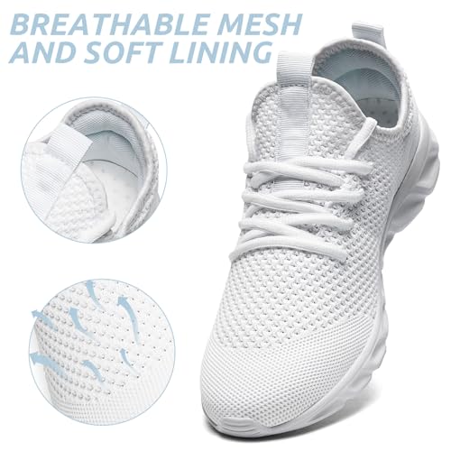 Image of Running Womens Shoes Fashion Walking Sports Gym Tennis Breathable Slip on Ladies Non Slip Lightweight Jogging Sneakers
