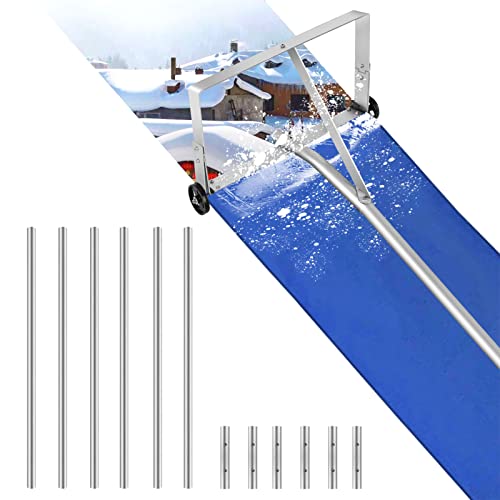 Snow Roof Rake 20FT, Roof Rake Snow Removal with 7 ...