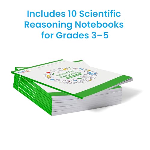 Cahier de notes Scientific Reasoning hand2mind STEM pour projet science élémentaire, lot 10 - 2
