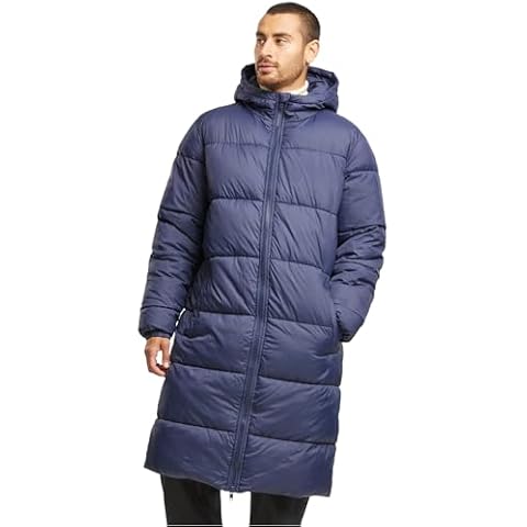 Urban Classics Men's Long Puffer Coat Navy Cover