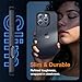 Yriklso for iPhone 16 Pro Case, Shockproof for iPhone 16 Pro Phone Case, Military Grade Drop Protection, Protective Hard Back Slim Translucent Cover，Black