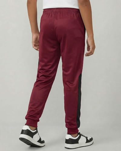 Image of Real Essentials 3 Pack: Boys' Athletic Jogger Sweatpants - Kids Teens Youth Active Sports Pants with Pockets (Sizes 5-18)