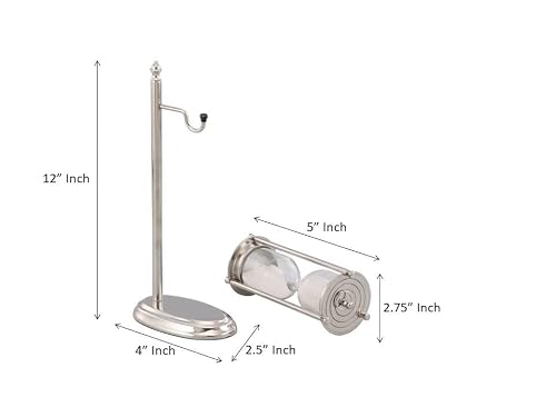 Silver Sand Timer With Stand #TOP5