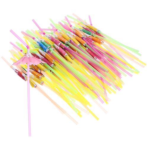 Pitillos desechables coloridos 100 pcs TEHAUX