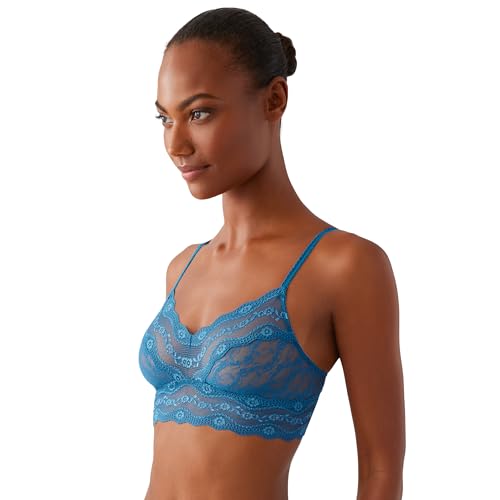 Image of b.tempt'd by Wacoal Women's Lace Kiss Sheer Unlined Wire Free Bralette, 910182