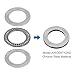 uxcell 4 Sets AXK3047+2AS Thrust Needle Roller Bearings with Washers, 30x47x4mm Chrome Steel Needles Roller Bearing, P5 (ABEC 5)