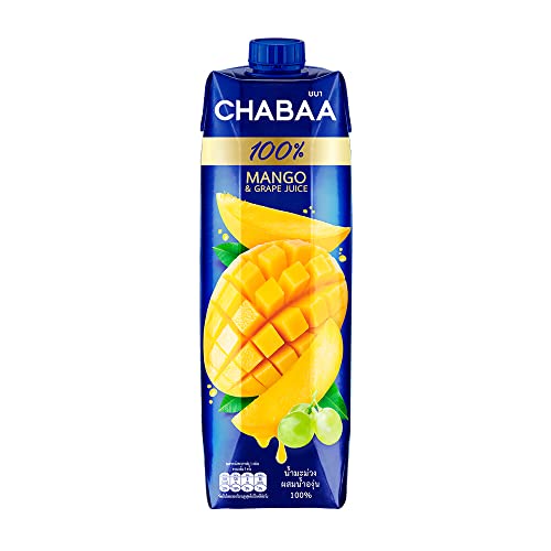 Chabaa 100% Mango & Grape Juice, 33.81 fl oz ℮ 1000 ml (B08F36K878) Amazon Price History, Amazon Price Tracker