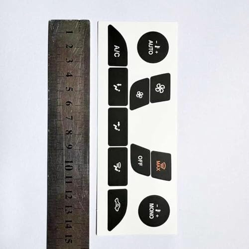 Autocollant Ford Focus commande clim tableau de bord - 6