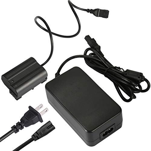 SinFoxeon EP-5B Plus EH-5 AC Power Adapter Kit Replace Nikon EN-EL15 Battery for Nikon D500 D600 D610 D750 D800 D810 D7000 D7100 D7200 D7500 1V1 Z5 Z6 Z7 Cameras