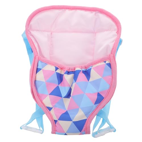 OFFIGAM Portador de muñeca Transpirable Que Lleva Portador de bebé Aprovechar Accesorio Felpa portabebés para bebés Envoltura de muñeca Portador de muñecas de muñeca