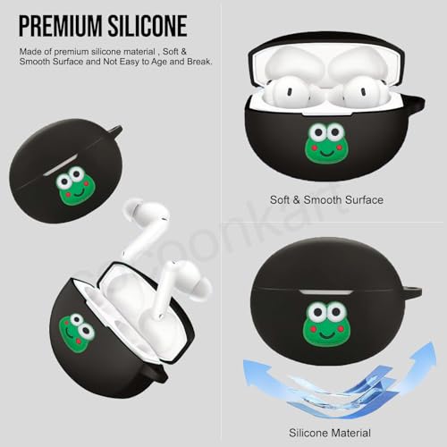 Image of Silicone Case Cover Compatible for OnePlus Buds 4 (Frog)
