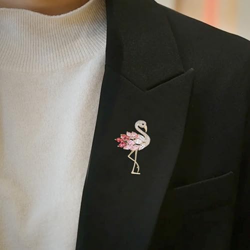Image of Rhinestone Brooch Pins for Women, Vintage Crystal Enamel Brooches, American Flag Pin Patriotic Lapel Pins Gift for Suit Clothes Bag Accessories