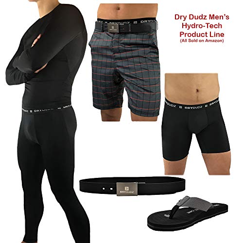 Dry Dudz Men's Hydro Tech Compression Short Navy-LG