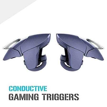 MODERN IN 2 in 1 PUBG Mobile Remote Controller Gamepad Holder Handle Joystick Triggers L1 R1 Shoot Aim Button(Black) (Multi 4)