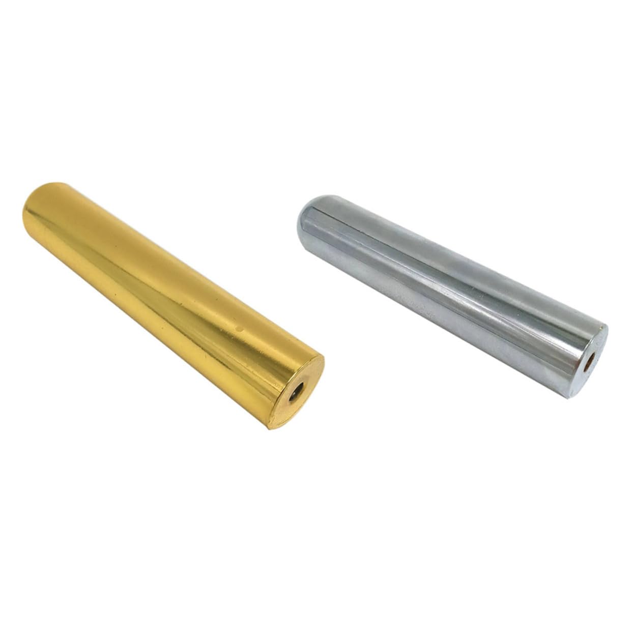 BESPORTBLE 2Pcs Metal Guitar Slide Sticks Durable Firm Metal Tone Bars for Standard Guitars Lightweight for Clearer Sound