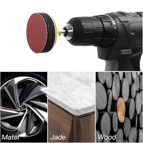 image for HongWay 300pcs 2 Inches Sanding Discs Pad Kit for Drill Sanding Grinde