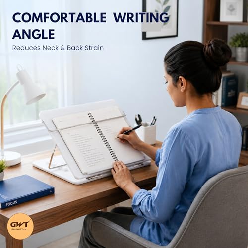 Image of Goodwill Tech Milky White Acrylic Desk Board 12x16 Inch - 8mm Thick Writable Tabletop Surface for Office, Study, Sketching & Daily Use